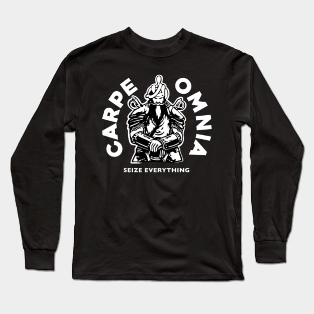 Dallas Cowboys Carpe Cowboys NFL Omnia Dallas Classic Long Sleeve T-Shirt by SAN ART STUDIO 